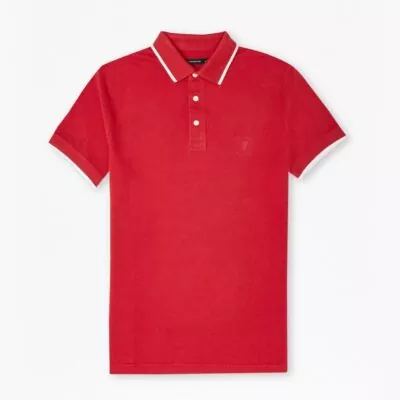 Polo Shirts for Men – Red and White tipped