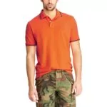 Polo Shirts for Men – Orange and Blue tipped