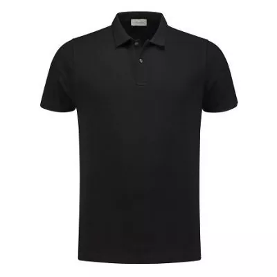 Men’s Polo Shirt – Black Slim Fit – Half Sleeves