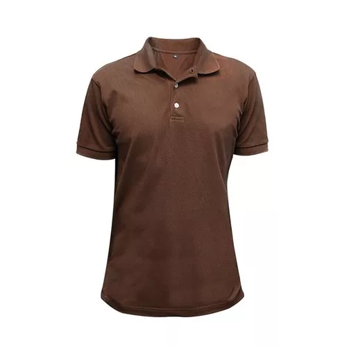 Men’s Polo Shirt – Brown Slim Fit – Half Sleeves