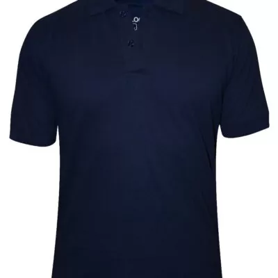 Men’s Polo Shirt – Navy Blue Slim Fit – Half Sleeves