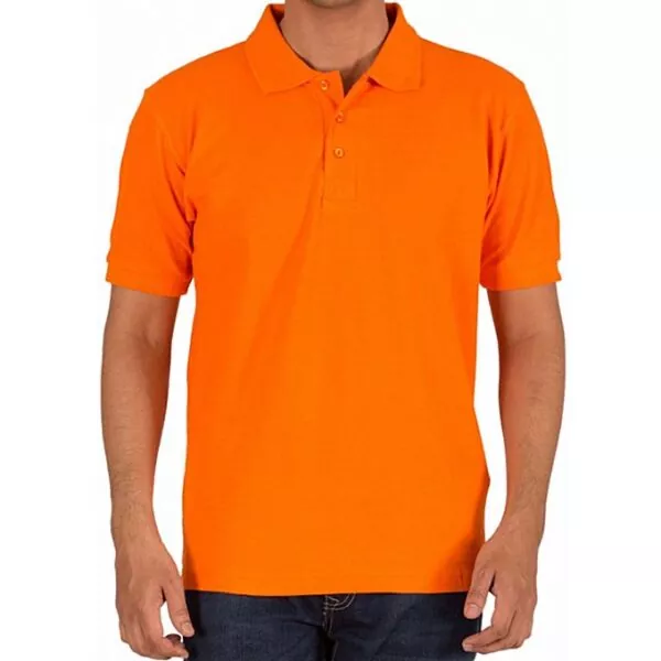 Men’s Polo Shirt – Orange Slim Fit – Half Sleeves