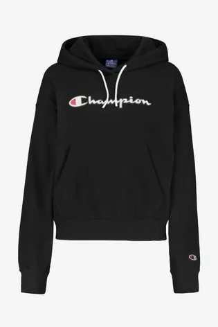Black Champion Hoodie For Men’s – Fleece