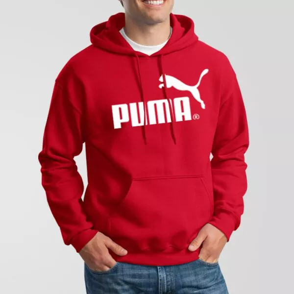 Red Puma Hoodie For Men’s – Fleece