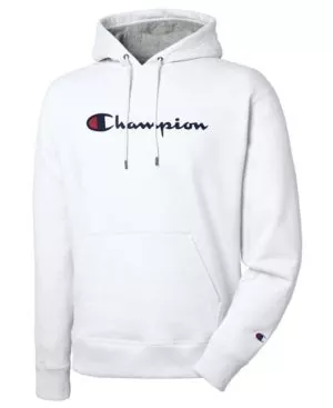 White Champion Hoodie For Men’s – Fleece