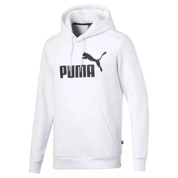 Puma White Hoodie For Men’s – Fleece