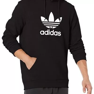 Black Adidas Hoodie For Men – Fleece