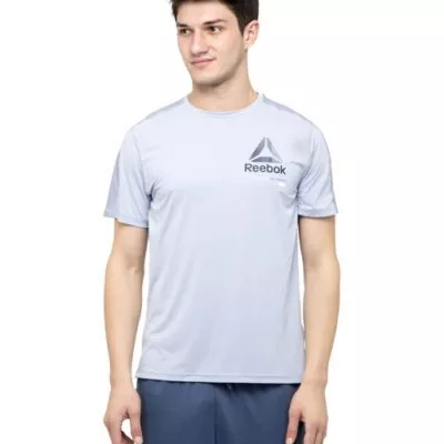 Reebok Men’s T-Shirts for Sports – Grey