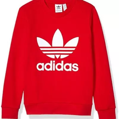 Red Adidas Sweatshirt For Men – Fleece