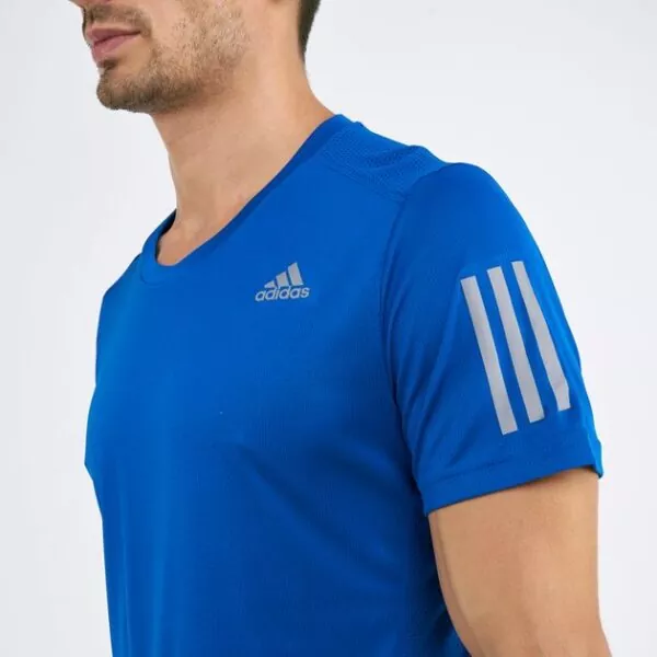Adidas Regular Fit T-shirt For Men Sports Blue