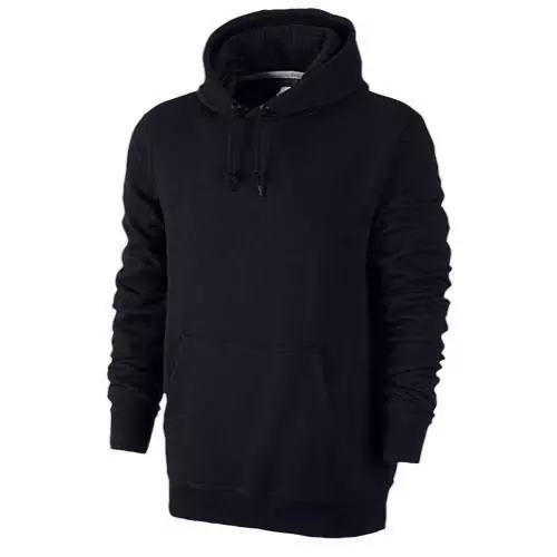 black-plain-hoodie