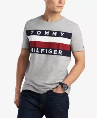 TOMMY MEN HERITAGE T-shirt – Grey