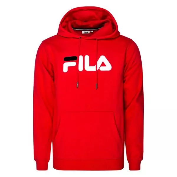 Red Fila Hoodie For Men’s – Fleece