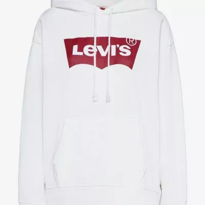 Levi’s Hoodie For Men’s White – Fleece