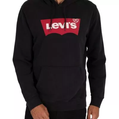 Levi’s Hoodie For Men’s Black – Fleece