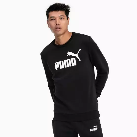 Black Puma Sweatshirt For Men’s – Fleece
