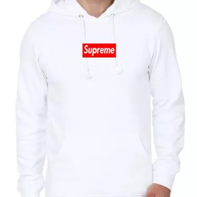 White Supreme Hoodie For Men’s