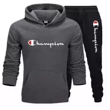 Champions Tracksuit Grey for Men – Fleece