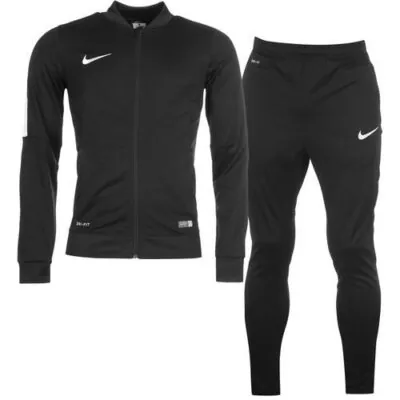 Nike Tracksuit Zipper Dri-fit – Black